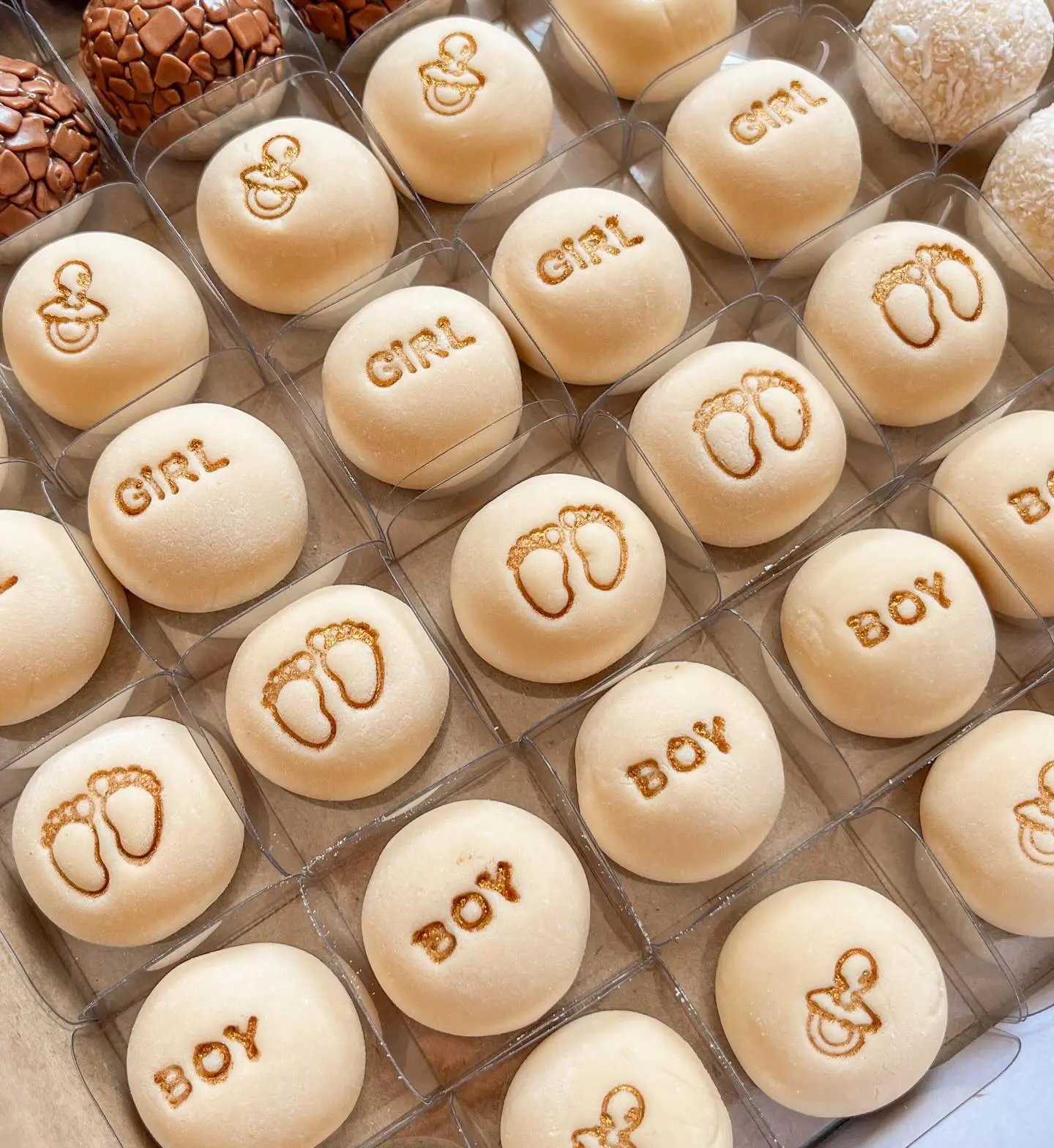 Brigadeiros chá revelação