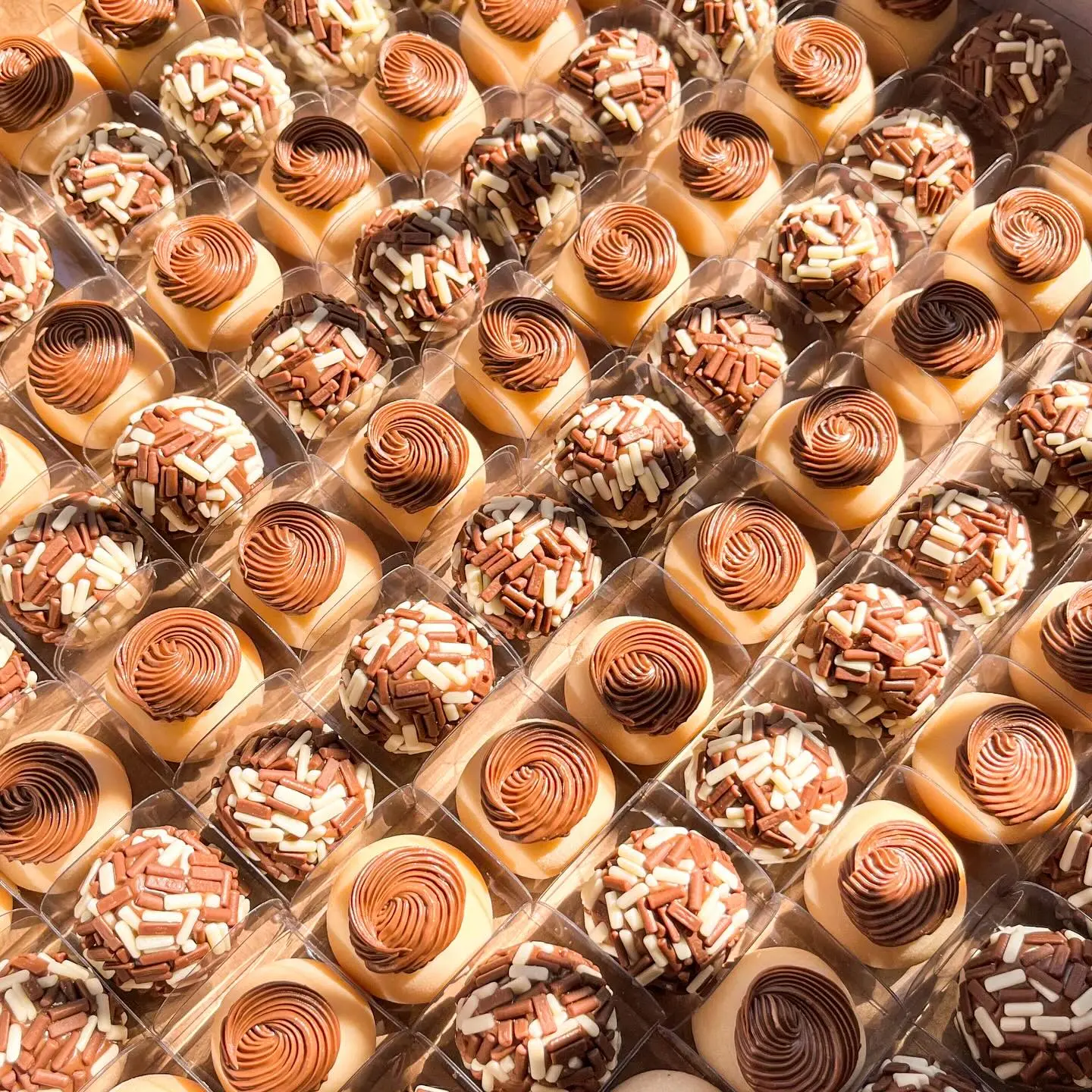 Brigadeiros churros